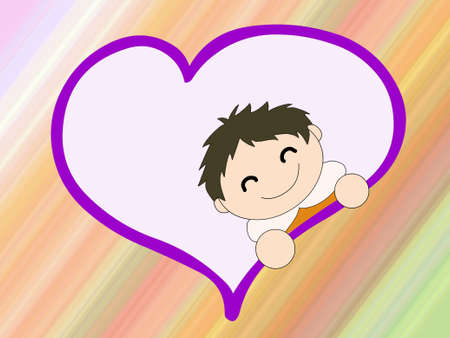 new born baby boy frameの写真素材