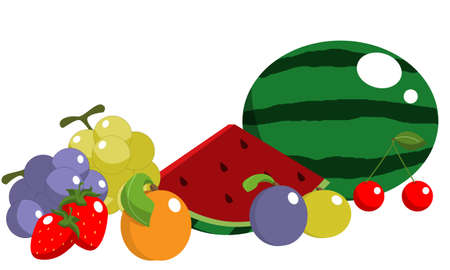 summer fruitsの写真素材