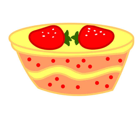 strawberry cakeの写真素材