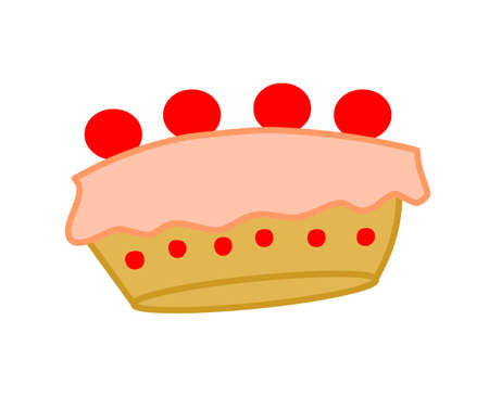 cherry cakeの写真素材