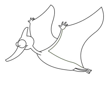 pterosaurs dinosaurの写真素材