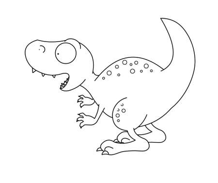 T-rex dinosaurの写真素材