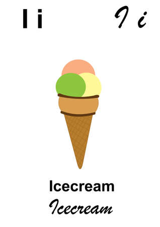 alphabet whit fruitの写真素材