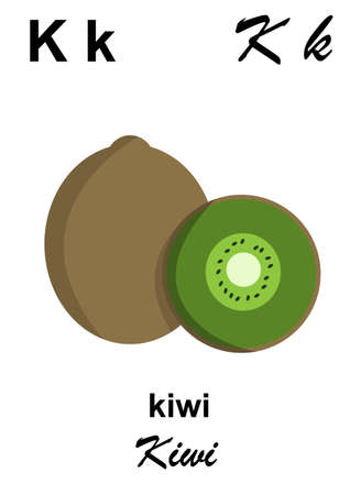 alphabet and fruitの写真素材