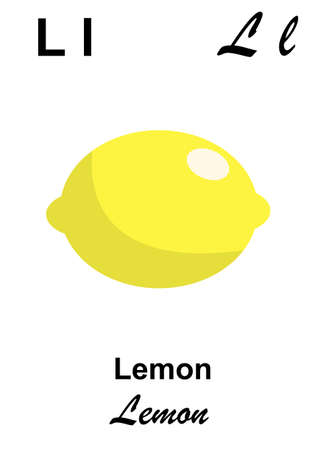 alphabet and fruitの写真素材