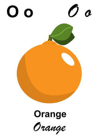 alphabet and fruitの写真素材