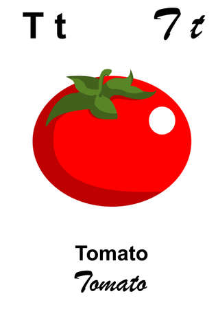 alphabet and fruitの写真素材