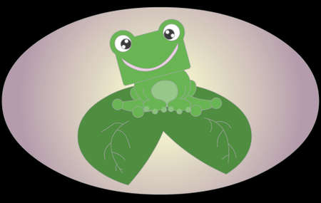 cute frogの写真素材