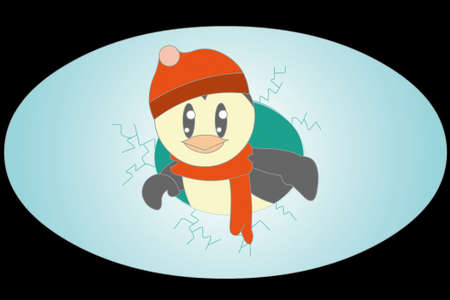 cute penguinの写真素材