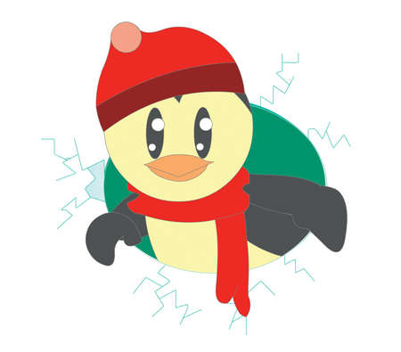 cute penguinの写真素材