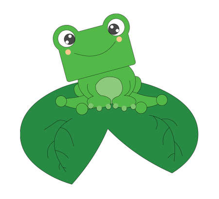 cute frogの写真素材