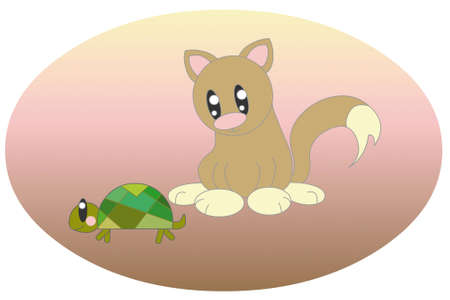 cat turtleの写真素材