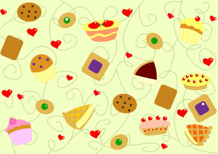 cake backgroundの写真素材