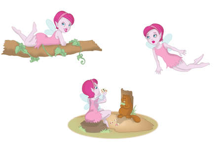 pink fairyの写真素材