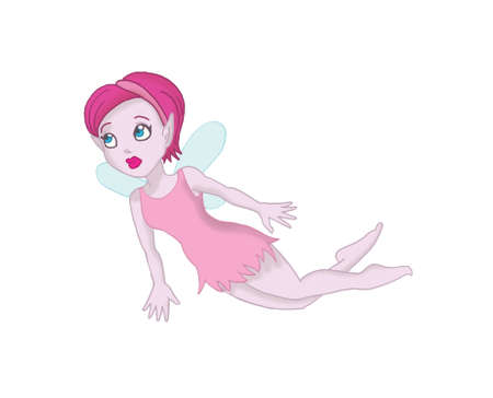 pink fairyの写真素材