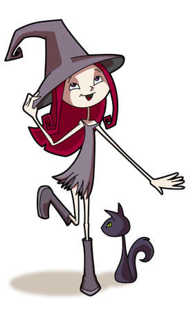 young witchの写真素材