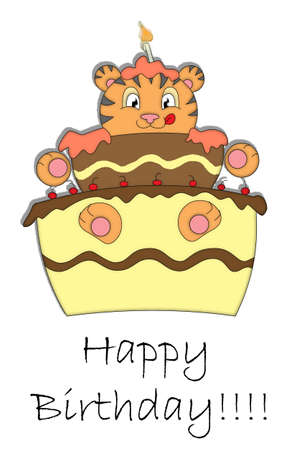 birthday cardの写真素材