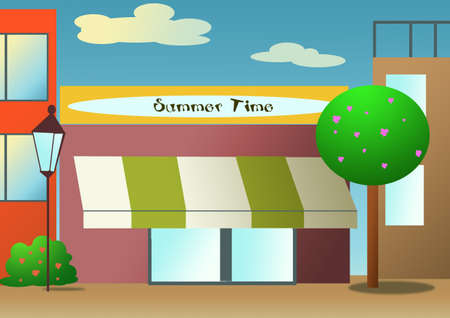 town streetの写真素材