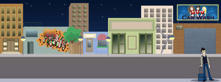 city nightの写真素材