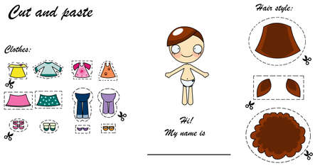 dressing dollの写真素材