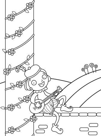 wandering minstrelの写真素材