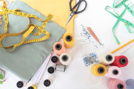 A set tool and equipment of fashion designerの写真素材