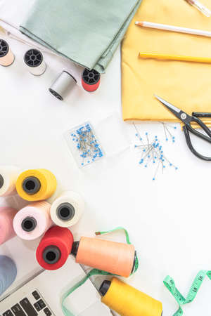A set tool and equipment of fashion designerの写真素材