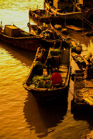 Fishing boatsのeditorial素材