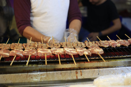 Meat was baked