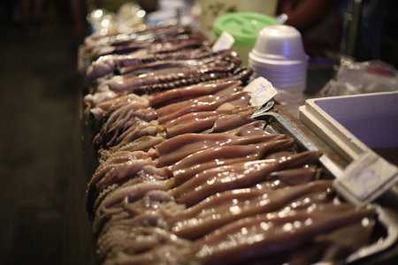 Grilled squid