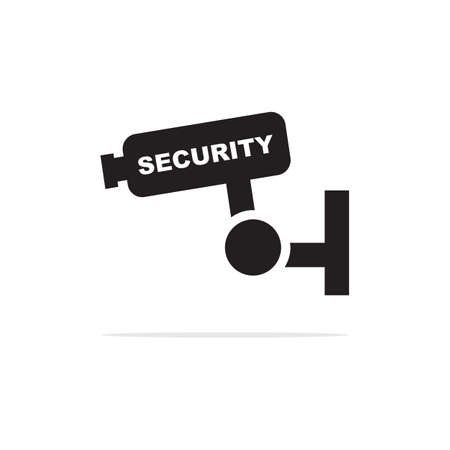 closed circuit camera Icon. Vector concept illustration for design.のイラスト素材