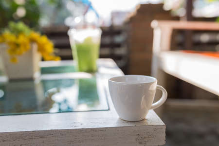 my holiday with green teaの写真素材