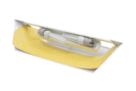 uv lamp for disinfection of virus and bacteria of insects trap isolatedの写真素材