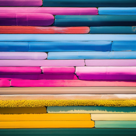 vibrant colourful abstract pattern, creative background, generative ai. High quality imageの素材