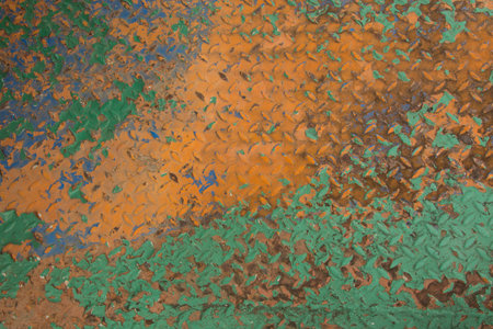 Background of rusted steel plate