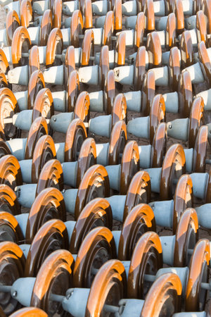 High voltage electrical insulator prepare for installation
