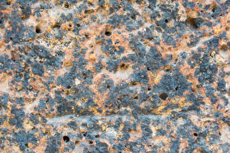 Laterite stone is rough textureの写真素材