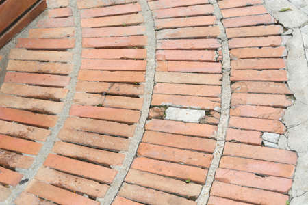 Brick floor patternの写真素材