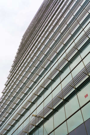 Structural glass walls for buildingの写真素材