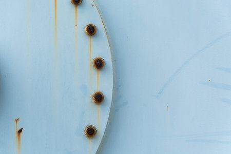 Old and rusted nut