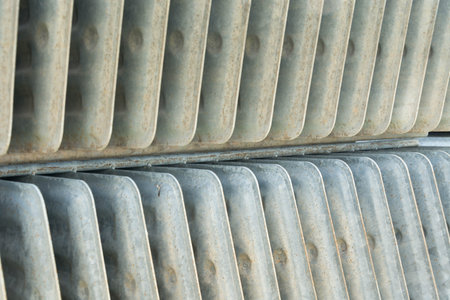 Background of rusted steel sheet