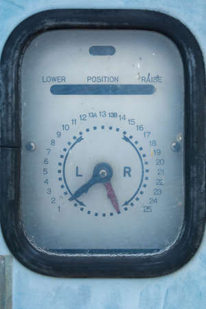 Close up of pressure gageの写真素材