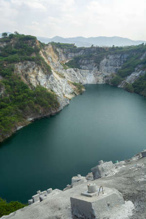 View of Grand canyon Chonburi Thailand.の写真素材