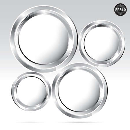Platinum web design bubble, vectorのイラスト素材