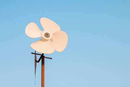 Windmill and blueskyの写真素材