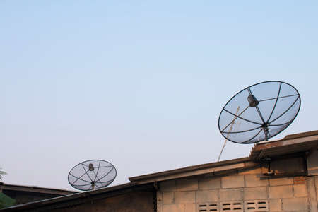 Satellite dishの写真素材