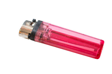 Lighter on white backgroundの写真素材