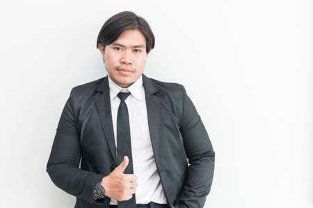 Asian businessman in suit,Business, people and office conceptの写真素材
