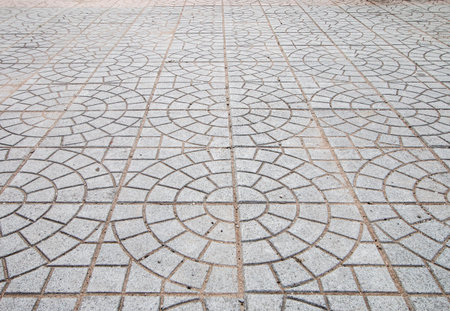 Concrete floor texture background,perspectiveの写真素材