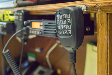 close up  radio receiver